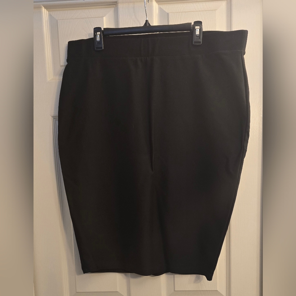 Torrid Black Midi Pencil Skirt. Torrid Size 2, 2X, 18-20